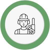 TreePro-Land-Page-Icon-01-01 Icon of arborist with chainsaw