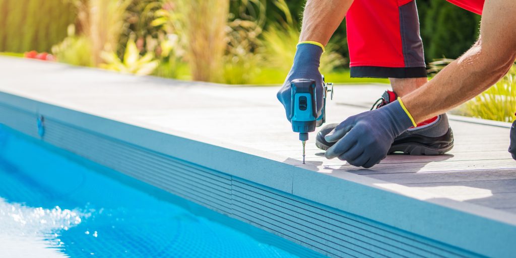 Composite Swimming Pool Deck Building