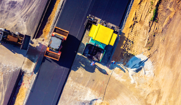 road-construction-aerial-600x350 Aerial shot of road construction